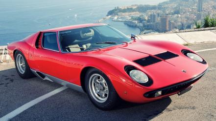 Cars lamborghini outdoors vehicles miura wallpaper