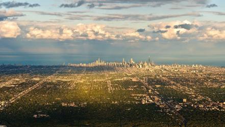Chicago city skyline wallpaper