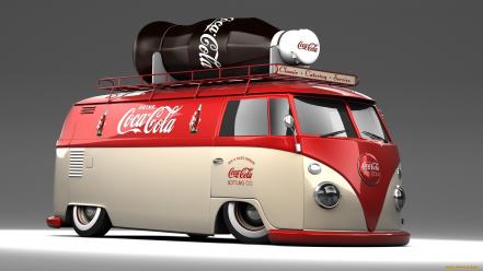 Coca-cola 3d render wallpaper