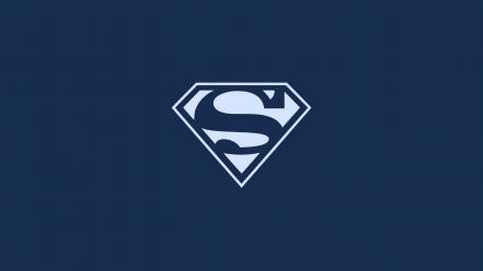 Dark dc comics superman superheroes logo simple wallpaper