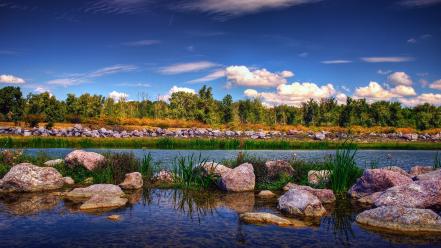 Landscapes nature rocks romania wallpaper