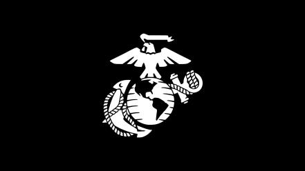 Military crest usmc logos marines wallpaper