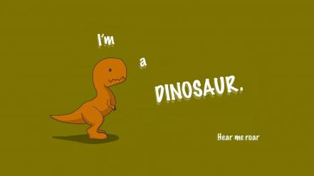 Minimalistic dinosaurs funny wallpaper