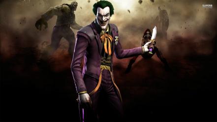 Video games the joker posters gods screens injustice wallpaper