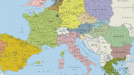 World country europe maps wallpaper