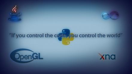 World programming control wallpaper