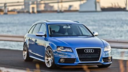 Blue cars avant audi s4 wallpaper