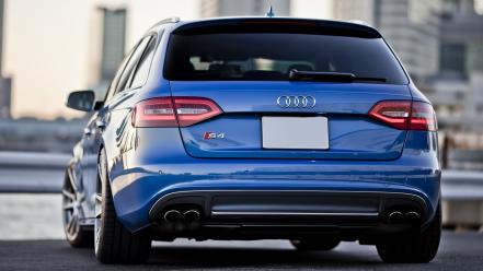 Blue cars avant audi s4 wallpaper