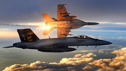 F-18 hornet fighter jets wallpaper