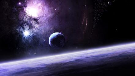 Outer space fantasy art artwork wallpaper