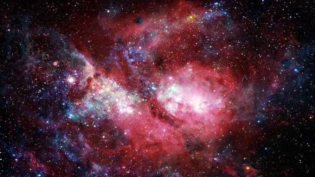 Outer space stars dark wallpaper