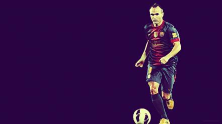 Soccer professional andres iniesta stars football teams player wallpaper