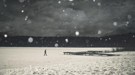 Winter love alone lonely quotes wallpaper