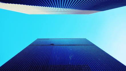 Architecture buildings blue skies wallpaper