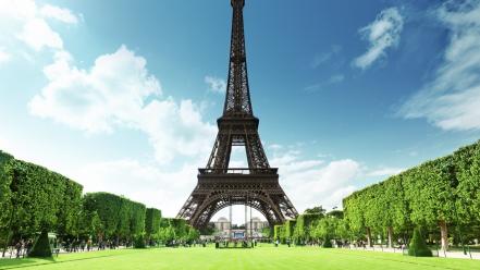 Eiffel tower parks wallpaper