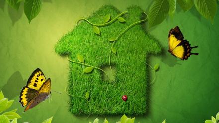 Houses complex magazine ecology natural wallpaper