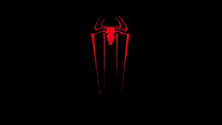 Minimalistic spiders spider-man logo wallpaper