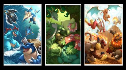 Starter torterra sceptile infernape samurott swampert serperior wallpaper