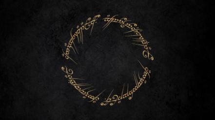 The lord of rings writing wallpaper