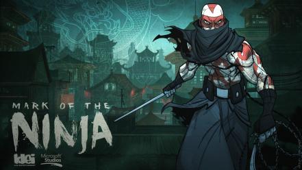 Video games ninjas artwork mark of the ninja wallpaper