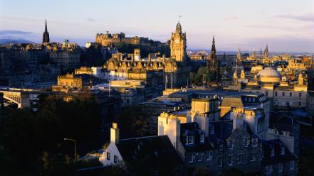 Cityscapes scotland edinburgh wallpaper