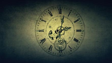 Clocks digital art wallpaper