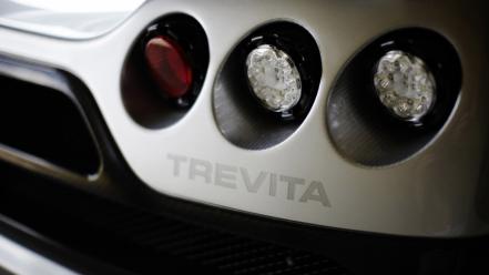 Close-up cars koenigsegg vehicles supercars ccxr trevita taillights wallpaper