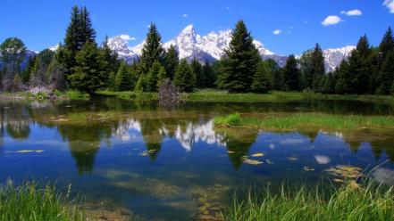 Landscapes nature grand teton national park lakes wallpaper