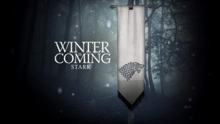 Of thrones winter is coming house stark wallpaper