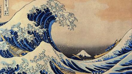 Katsushika hokusai thirty-six views of mount fuji wallpaper