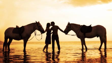 Love happy horses valentines day wallpaper