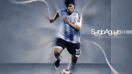 Soccer argentina national football team sergio aguero player wallpaper