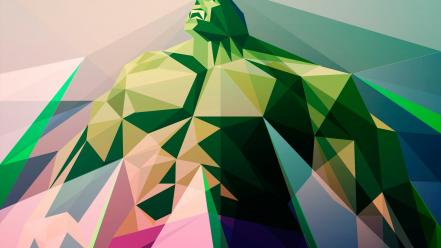 Superheroes geometry artwork marvel comics liam brazier wallpaper