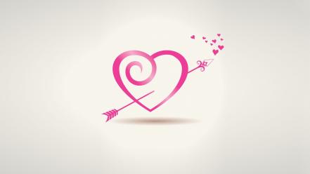 Valentines hearts graphics vector art wallpaper