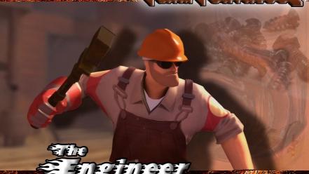 Video games engineer tf2 team fortress 2 engineers wallpaper