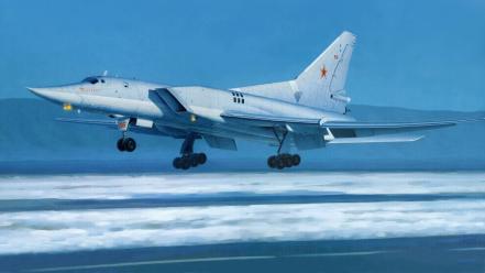 Aircraft military artwork tupolev tu-22m wallpaper