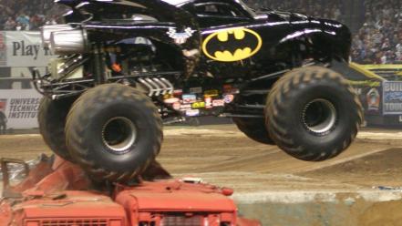 Batman cars monster truck jam wallpaper