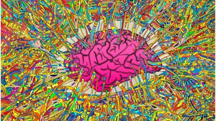 Brain imagination colors matei apostolescu wallpaper