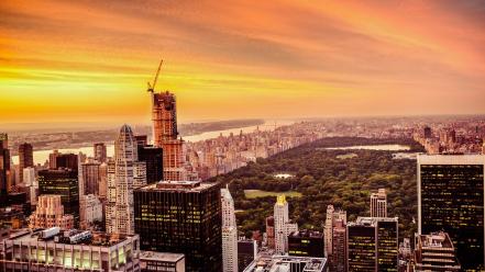 Cityscapes new york city central park wallpaper