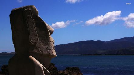 Easter island moai wallpaper