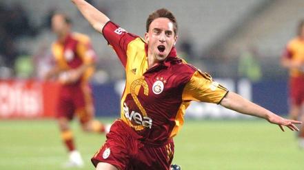 Galatasaray sk franck ribery turkish football team wallpaper