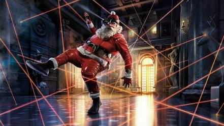 Humor funny santa claus wallpaper