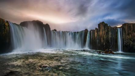 Iceland lakes waterfalls wallpaper