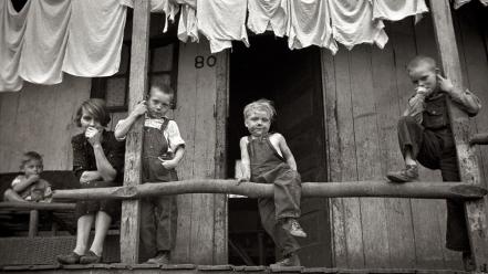 Laundry old photography children marion post wolcott wallpaper