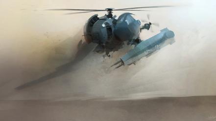 Military helicopters desert artwork art millitary wallpaper