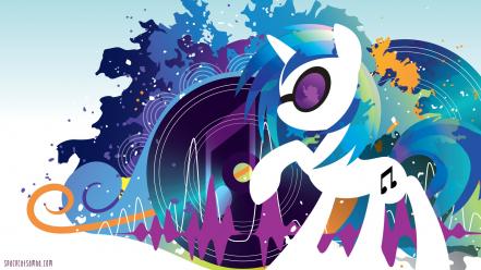Scratch dj pon-3 pony: friendship is magic wallpaper