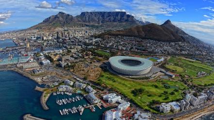 South africa cape town sea table mountain wallpaper