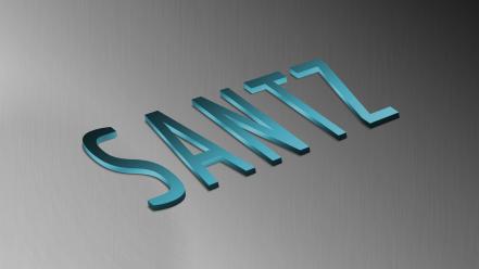 Text metal design 3d effect wallpaper