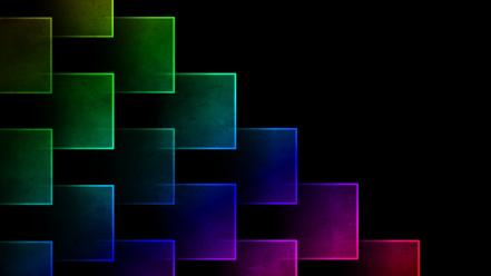 Abstract cubes wallpaper