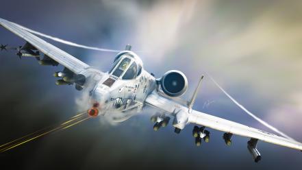 Aircraft military a-10 thunderbolt ii aviation wallpaper